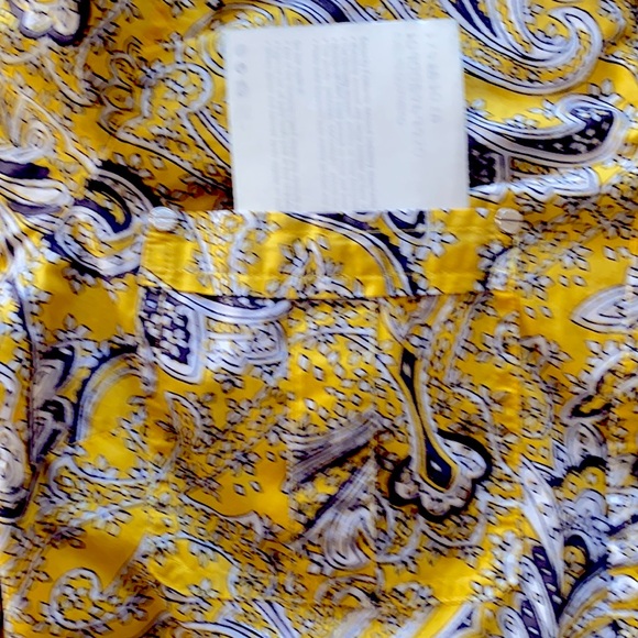 MICHAEL KORS PAISLEY LONG SLEEVE BLOUSE - Picture 7 of 9
